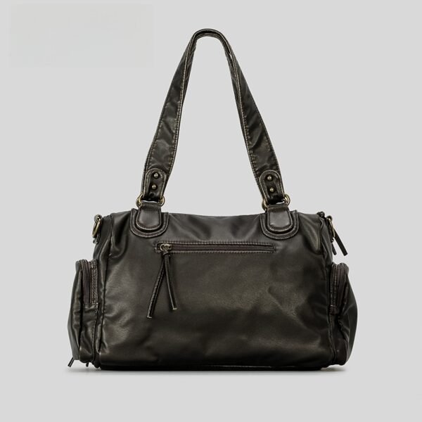 Retro Changing Crossbody Shoulder Bag - color brown