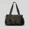 Retro Changing Crossbody Shoulder Bag - color brown