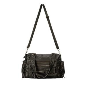 Retro Changing Crossbody Shoulder Bag - color brown