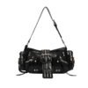Retro Oil Wax Leather Handbag Shoulder Crossbody Bag