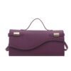 Retro-style handbag, underarm bag, shoulder bag, crossbody bag - purple