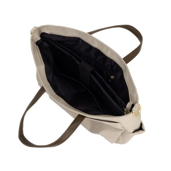 Laptop Tote Bag, small size, fruit apricot- inside details