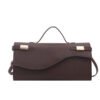 Retro-style handbag, underarm bag, shoulder bag, crossbody bag - brown