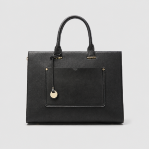 Laptop Tote Bag - color black
