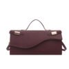 Retro-style handbag, underarm bag, shoulder bag, crossbody bag - red