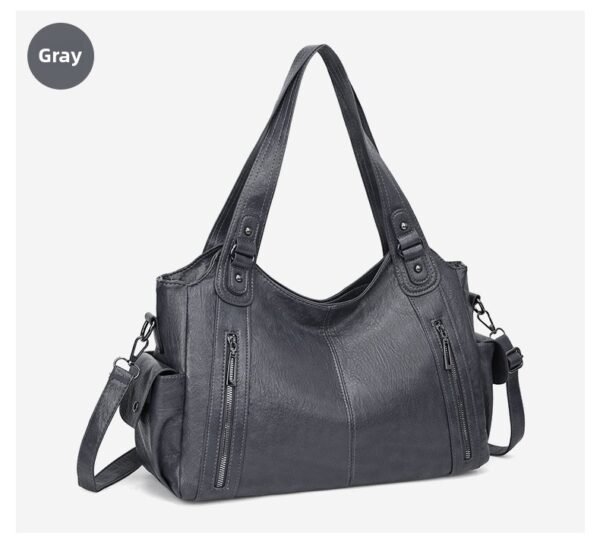 Womens Large Capacity Tote Bag - gray