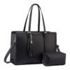 Computer Bag with Clutch - black
