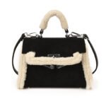 Korean Style Crossbody Bag - black