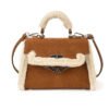 Korean Style Crossbody Bag - brown